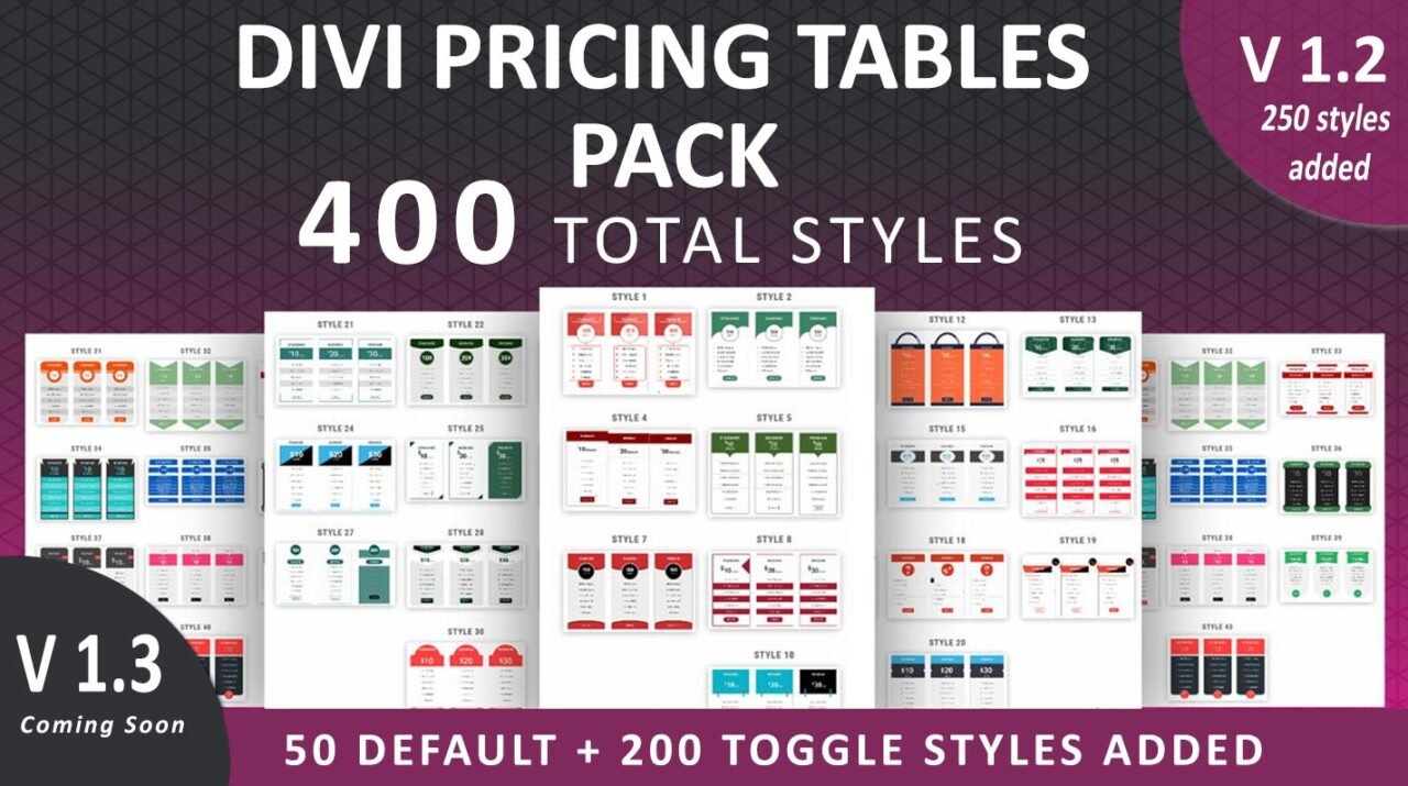 Divi Pricing Table Module Install Documentation | The Ultimate Divi ...